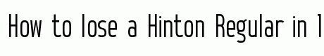 Hinton Regular