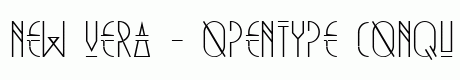 New Vera - OpenType