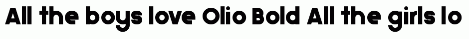 Olio Bold