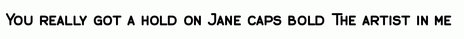 Jane caps bold