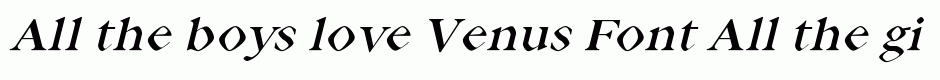 Venus Font