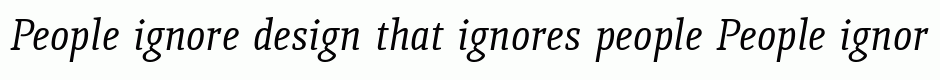 Quiroga Serif Italic