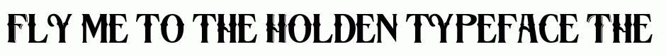 Holden typeface