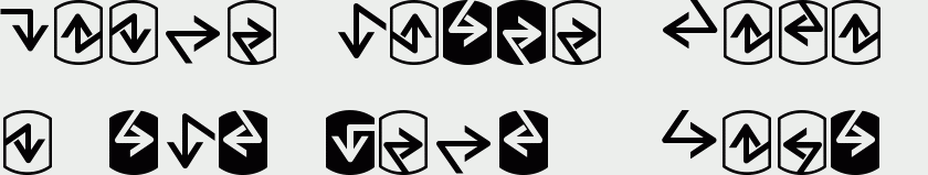 Palm Icons arrows