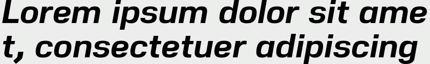 Nuber ExtraBold Italic