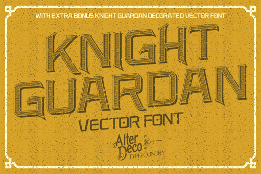 Knight Guardan typeface