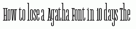 Agatha Font