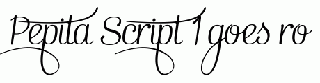 Pepita Script 1