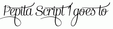 Pepita Script 1