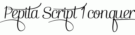 Pepita Script 1