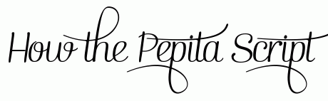 Pepita Script 1