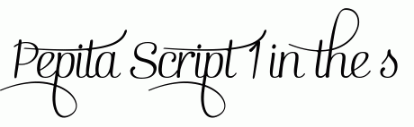 Pepita Script 1