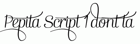 Pepita Script 1