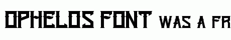OPHELOS FONT