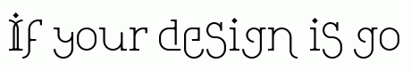 Loopita complex font