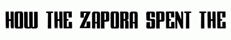 ZAPORA