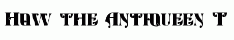Antiqueen Typeface