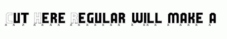 Cut Here Regular