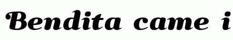 Bendita