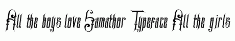 Samathor Typeface