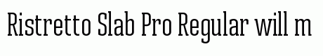 Ristretto Slab Pro Regular