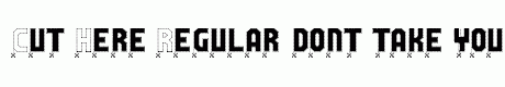 Cut Here Regular