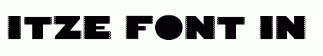 Itze Font