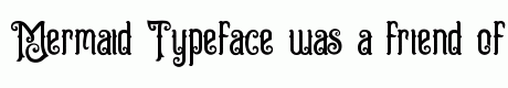 Mermaid Typeface