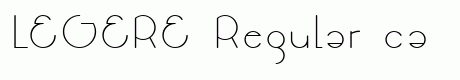 LEGERE Regular