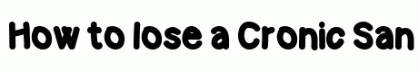 Cronic Sans Expanded Bold