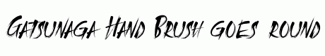 Gatsunaga Hand Brush