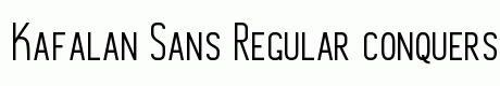 Kafalan Sans Regular