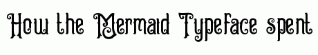 Mermaid Typeface