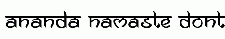 Ananda Namaste