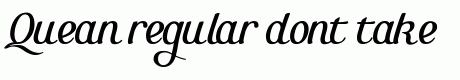 Quean regular