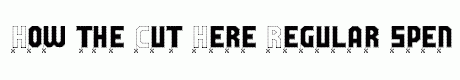 Cut Here Regular