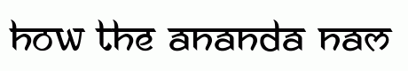 Ananda Namaste