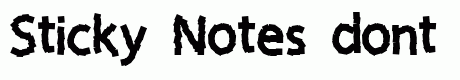 Sticky Notes
