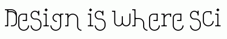 Loopita complex font