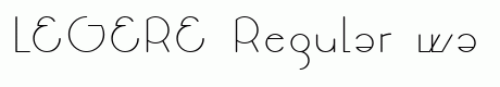 LEGERE Regular
