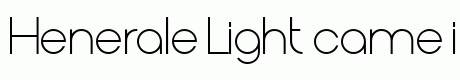 Henerale Light