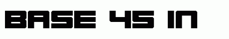 Base 45