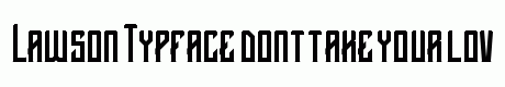 Lawson Typface