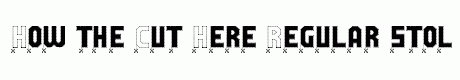 Cut Here Regular