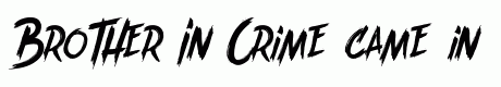 Brother In Crime