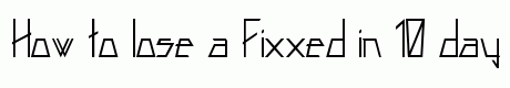 Fixxed