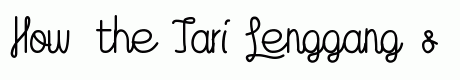 Tari Lenggang