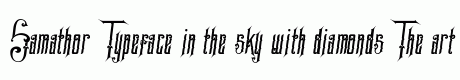 Samathor Typeface