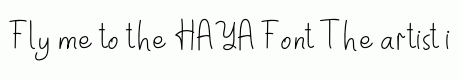 HAYA Font