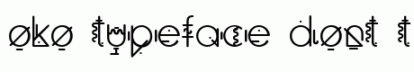 oko typeface